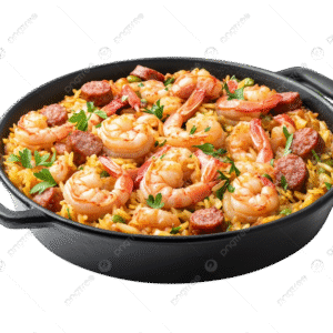 Paella crevette